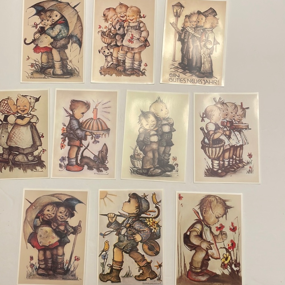Hummel postcards, new and in original packaging